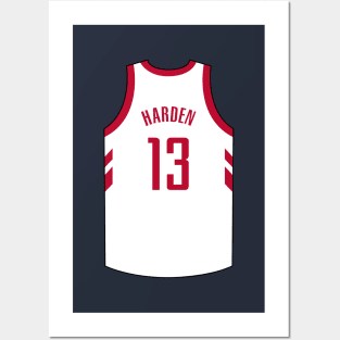 James Harden Houston Jersey Qiangy Posters and Art